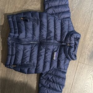 Patagonia Kids Dark Blue Puffer Jacket